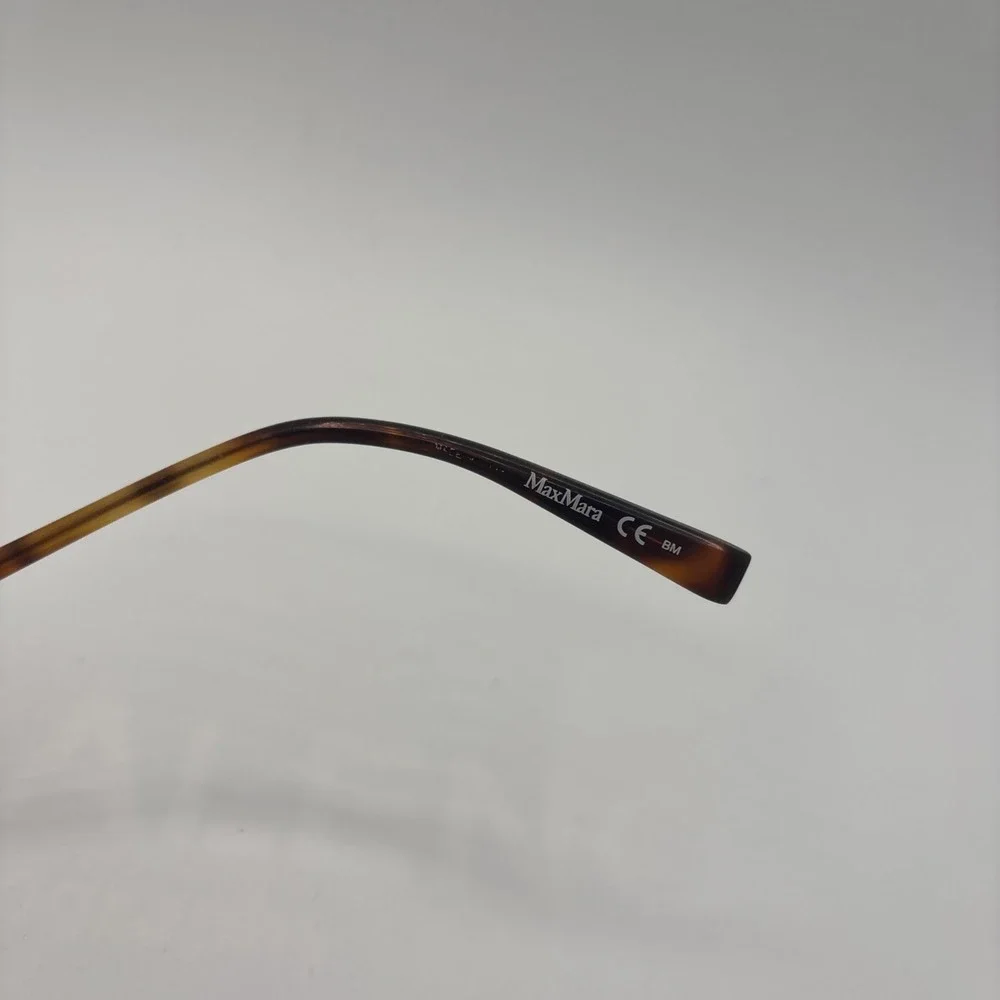 Max Mara MM1399 Womens Plastic Eyeglass Frame 086 Dark Havana 51-16-145mm #428